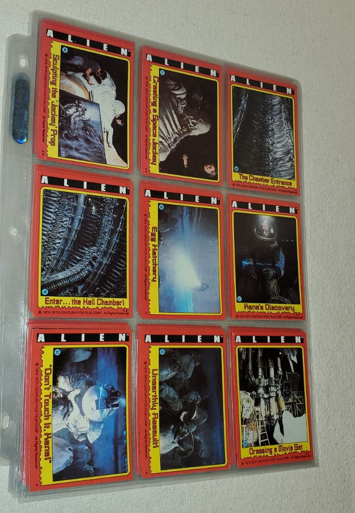 1979 Topps Alien Complete Card Set (84)