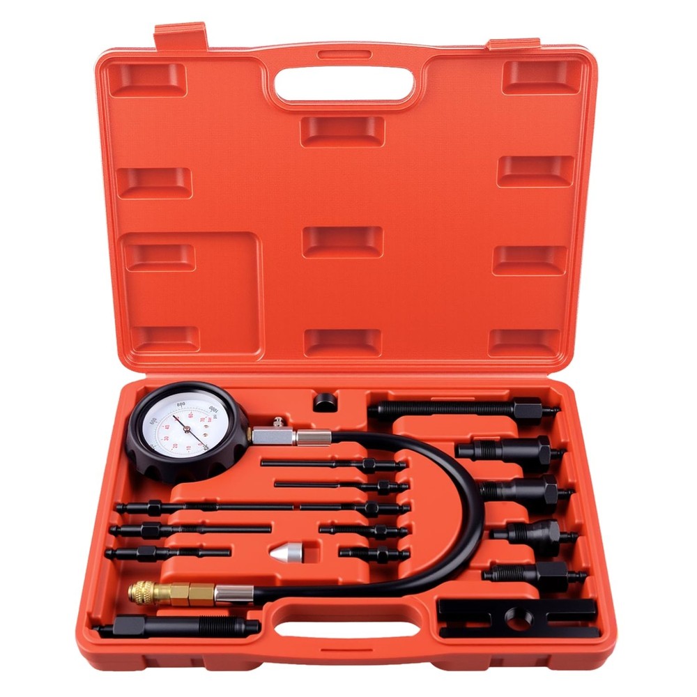 17 pc Diesel Engine Compression Tester - Tool Kit