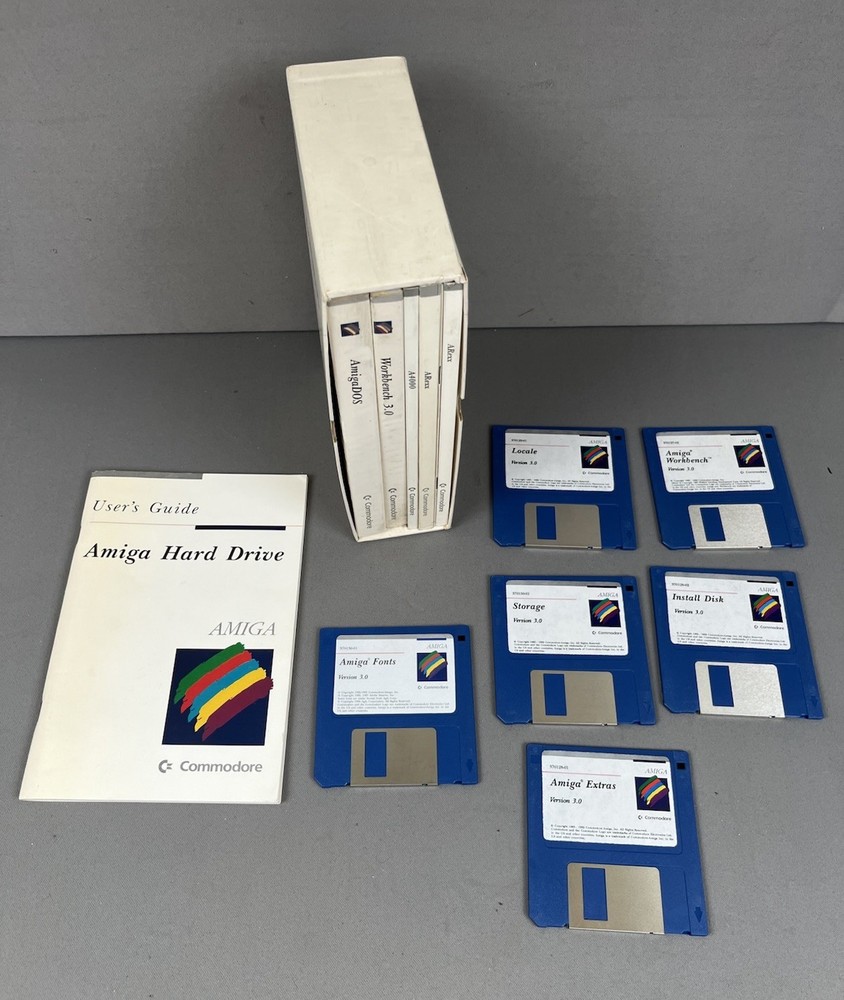 Commodore Amiga Version 3.0 Disks & Manuals - Vintage Computing