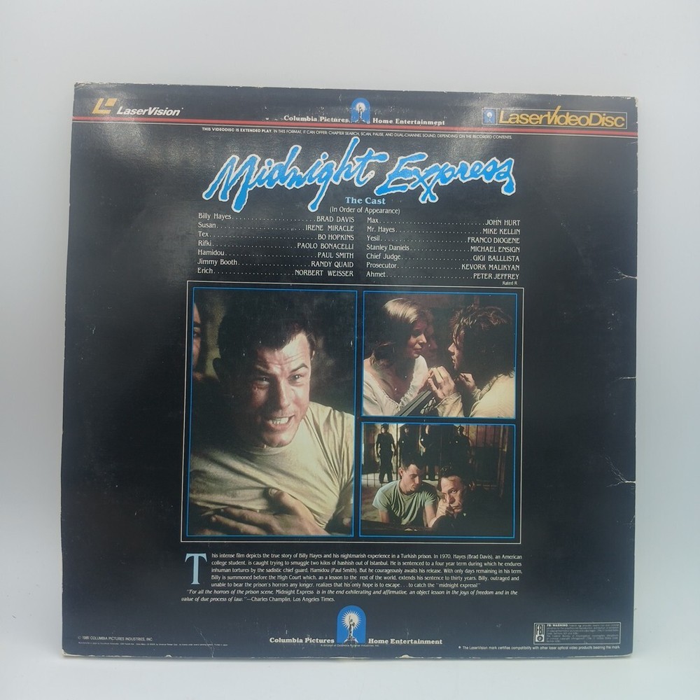 Midnight Express (1978)- Laserdisc