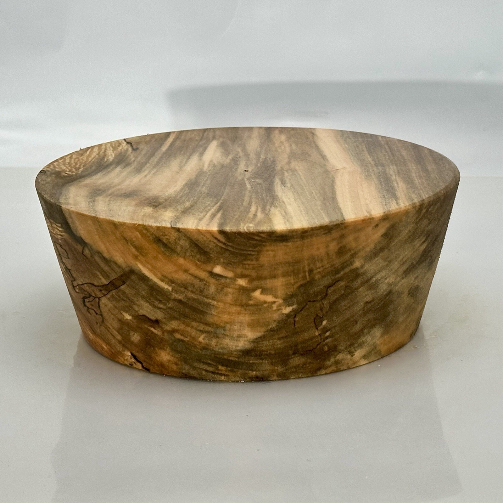 SPALTED MAPLE BOWL BLANKS, 10"X3.5" BULK LISTING, WOOD LATHE TURNING STOCK