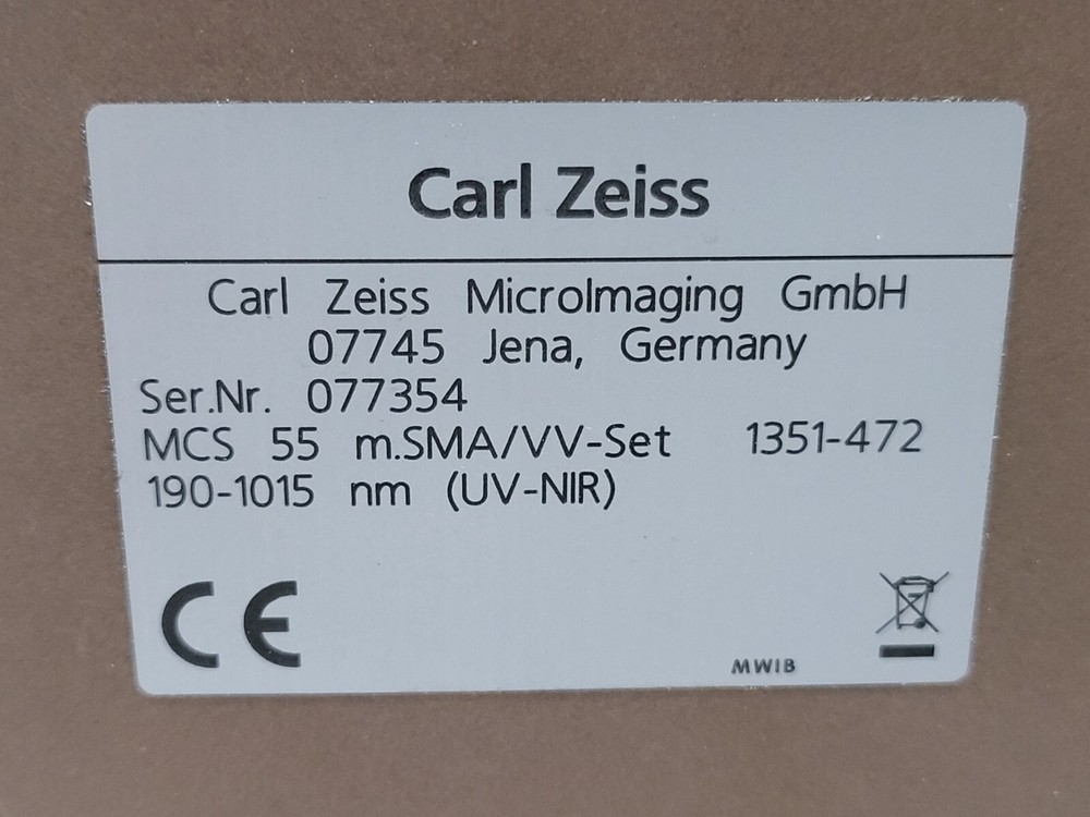 As-Is Carl Zeiss iBOX Module SPECTROMETER 077354