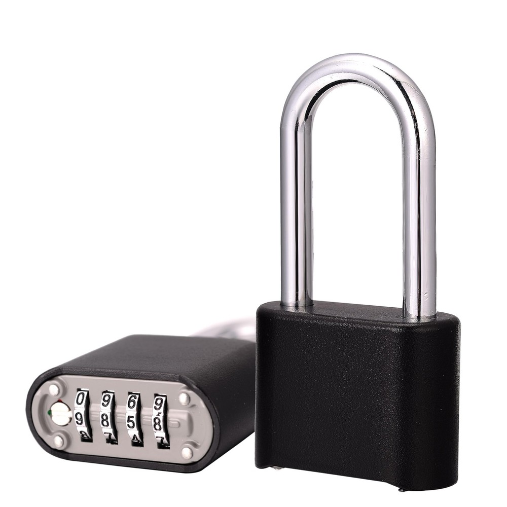 Heavy Duty Combination Lock,V-RESOURCING 4 Digit Resettable Combination Lock ...