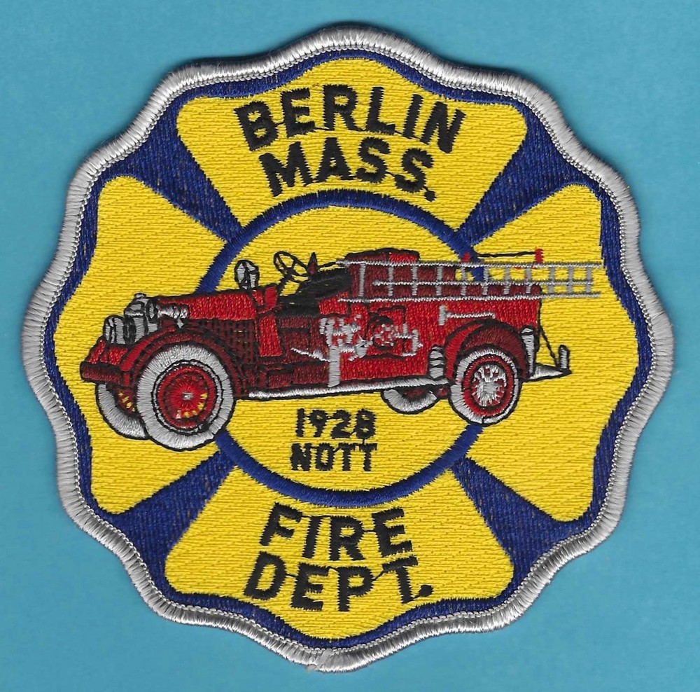 BERLIN MASSACHUSETTS FIRE RESCUE PATCH