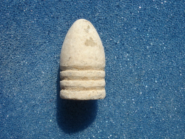Excavated Civil War .58 Caliber 3-Ring Bullet Minie Ball dug in Kennesaw, Ga.