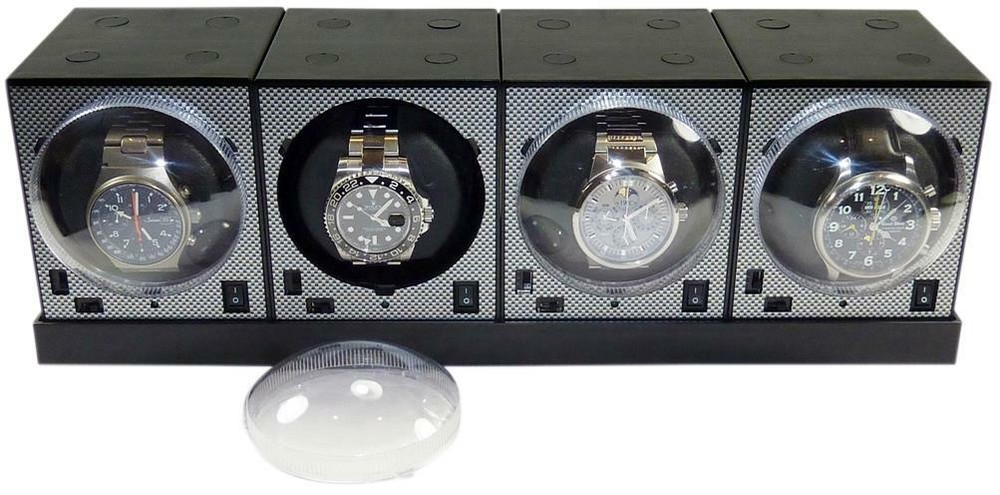 Boxy Brand Quad Brick Automatic Watch Winder System - Model: 4E4-Brilliant!