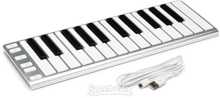 CME Xkey 25-key Mobile Keyboard Controller - Silver