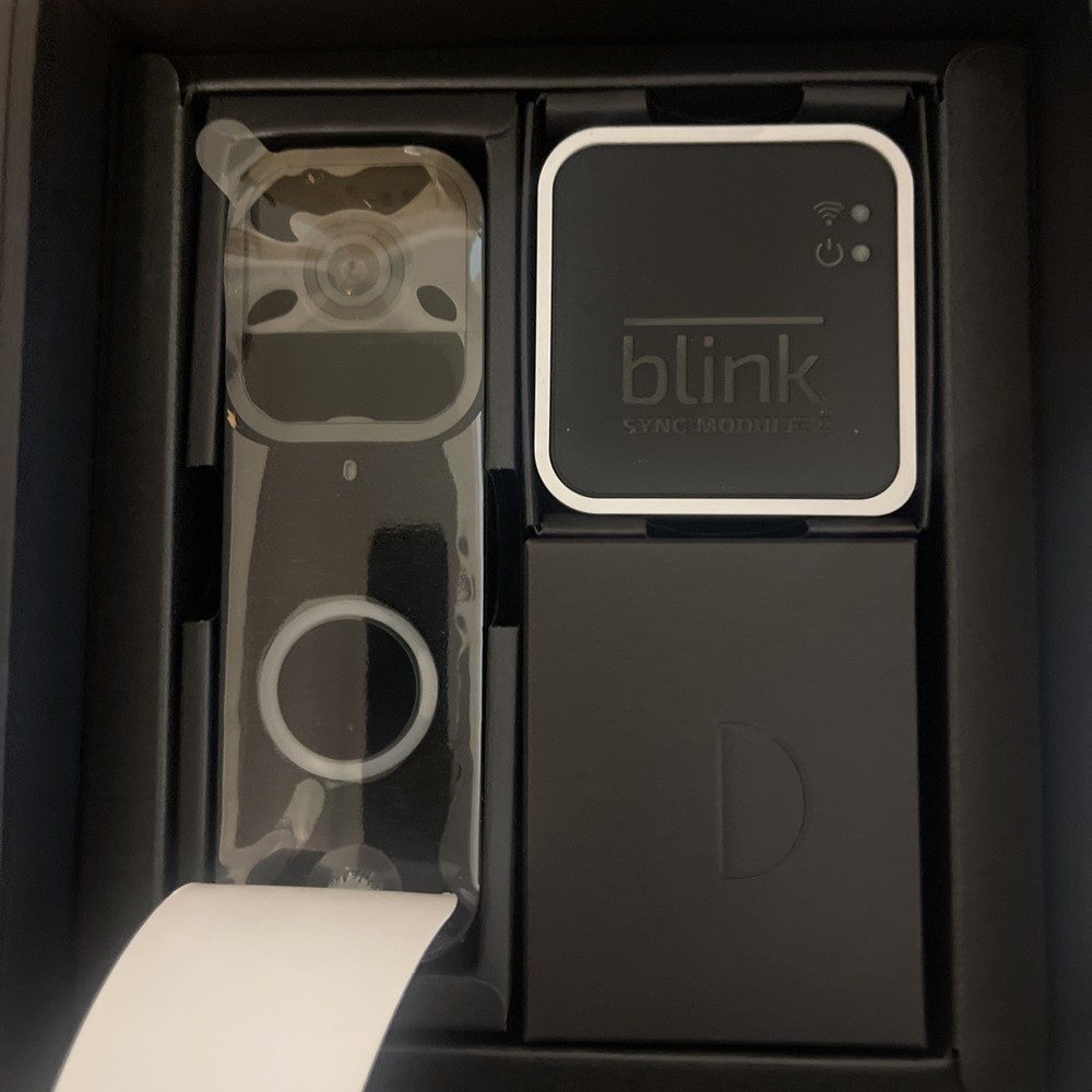 Blink Video Doorbell - Black (System)