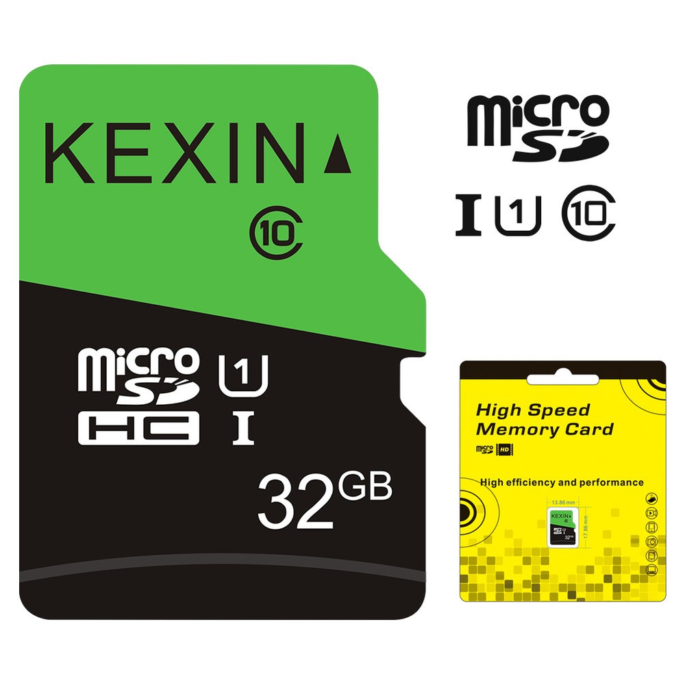 KEXIN 1/2/5 Pack Micro SD 32GB Class 10 SDHC TF Memory Card Fast Flash MicroSD