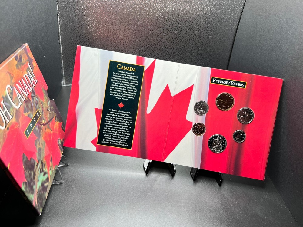 1994 Canada 5 Coins Set O Canada.