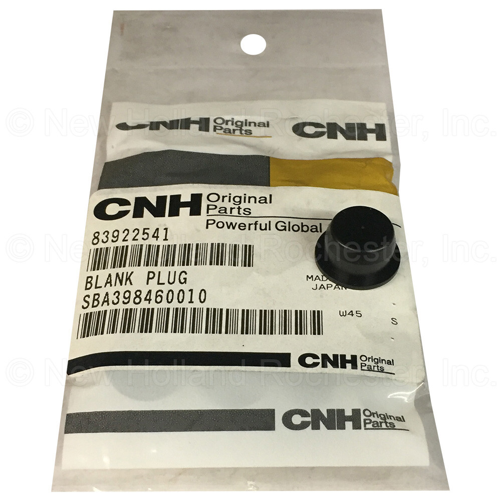 New Holland Plug Part # SBA398460010