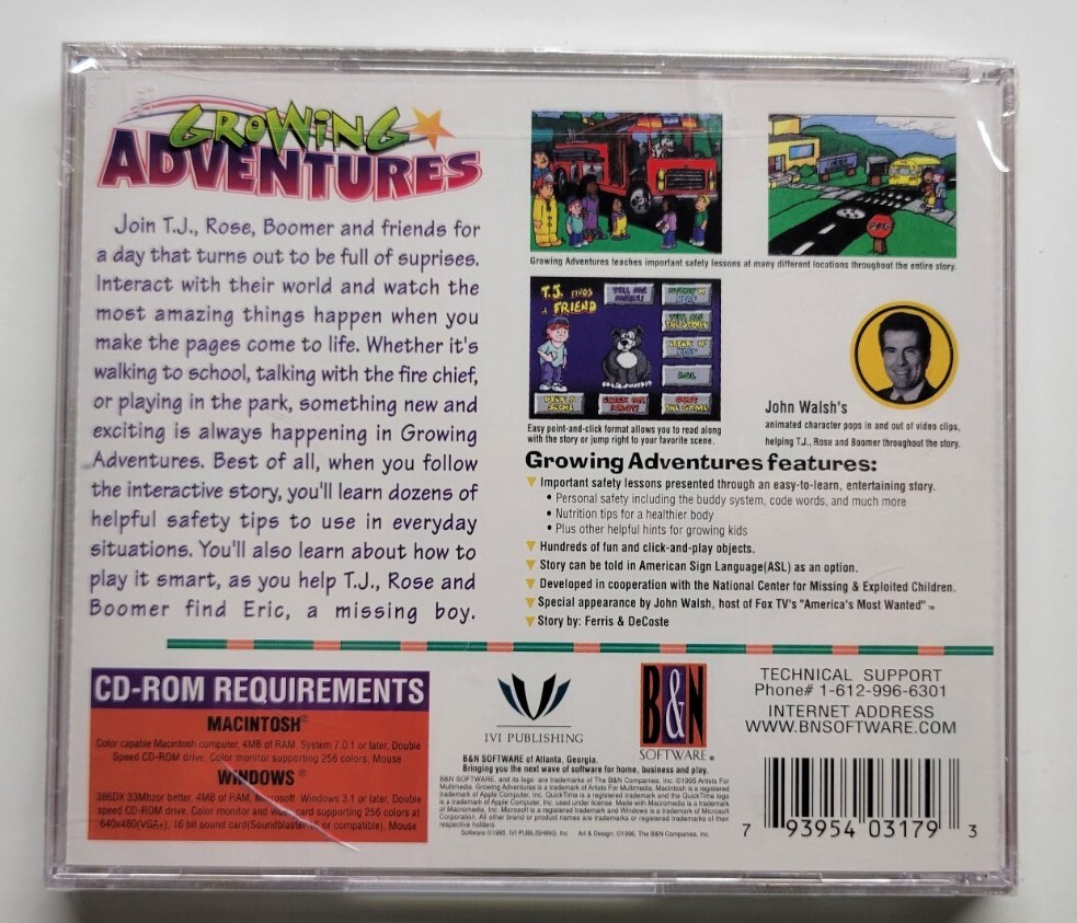 Growing Adventures (PC CD-ROM, 1996)