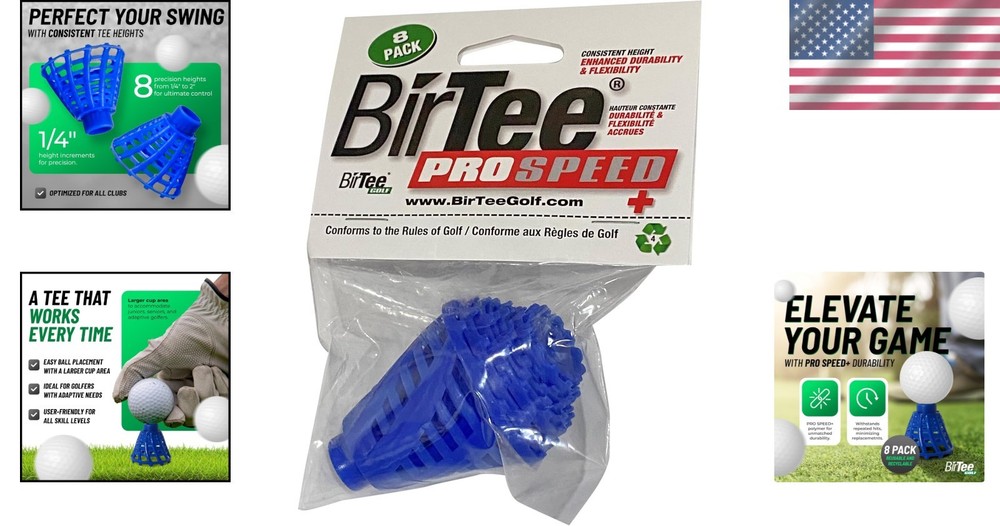 Junior & Senior Friendly Golf Tees - PRO Speed Plus