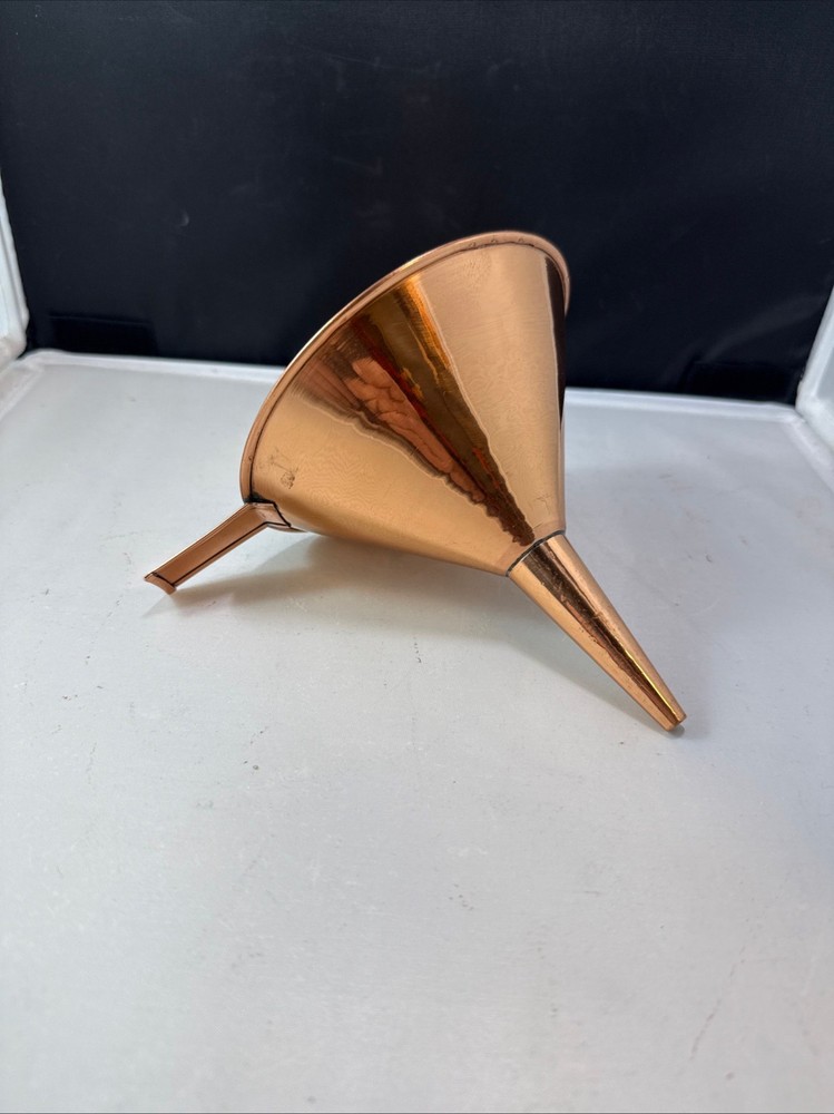 brand new 5 inch copper funnel