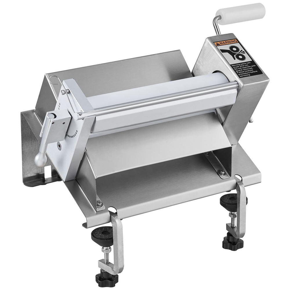 Manual Dough Sheeter Machine Max 1/2" Dough Roller Pastry Press Machine