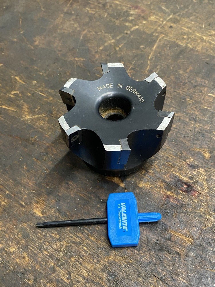 VALENITE Made In Germany INDEXABLE FACE MILL 3” Diameter