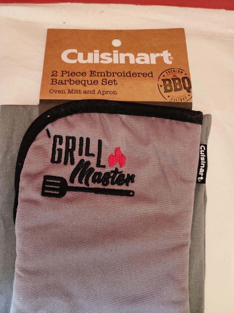 Cuisinart Gray Mitt And Apron Grill Master
