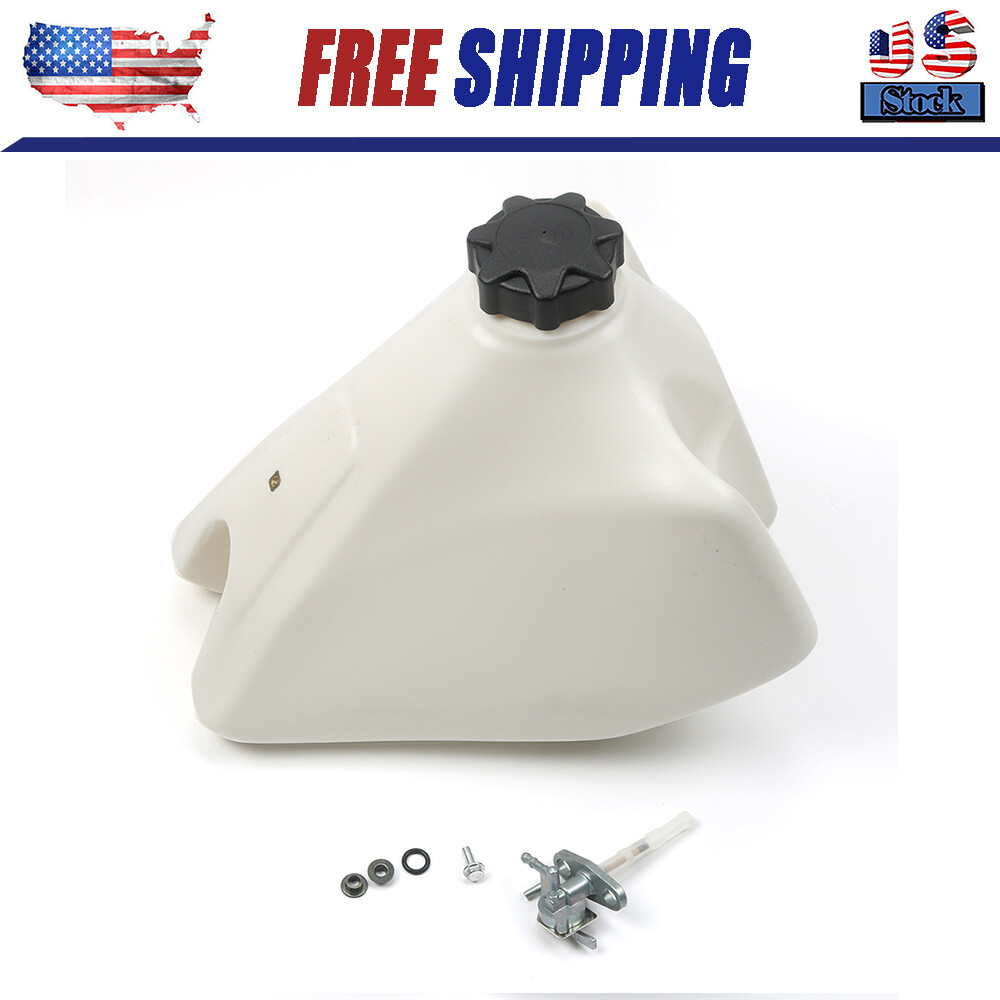 For Honda XR200R 1985-2002 Plastic Fuel Tank & Gas Cap White