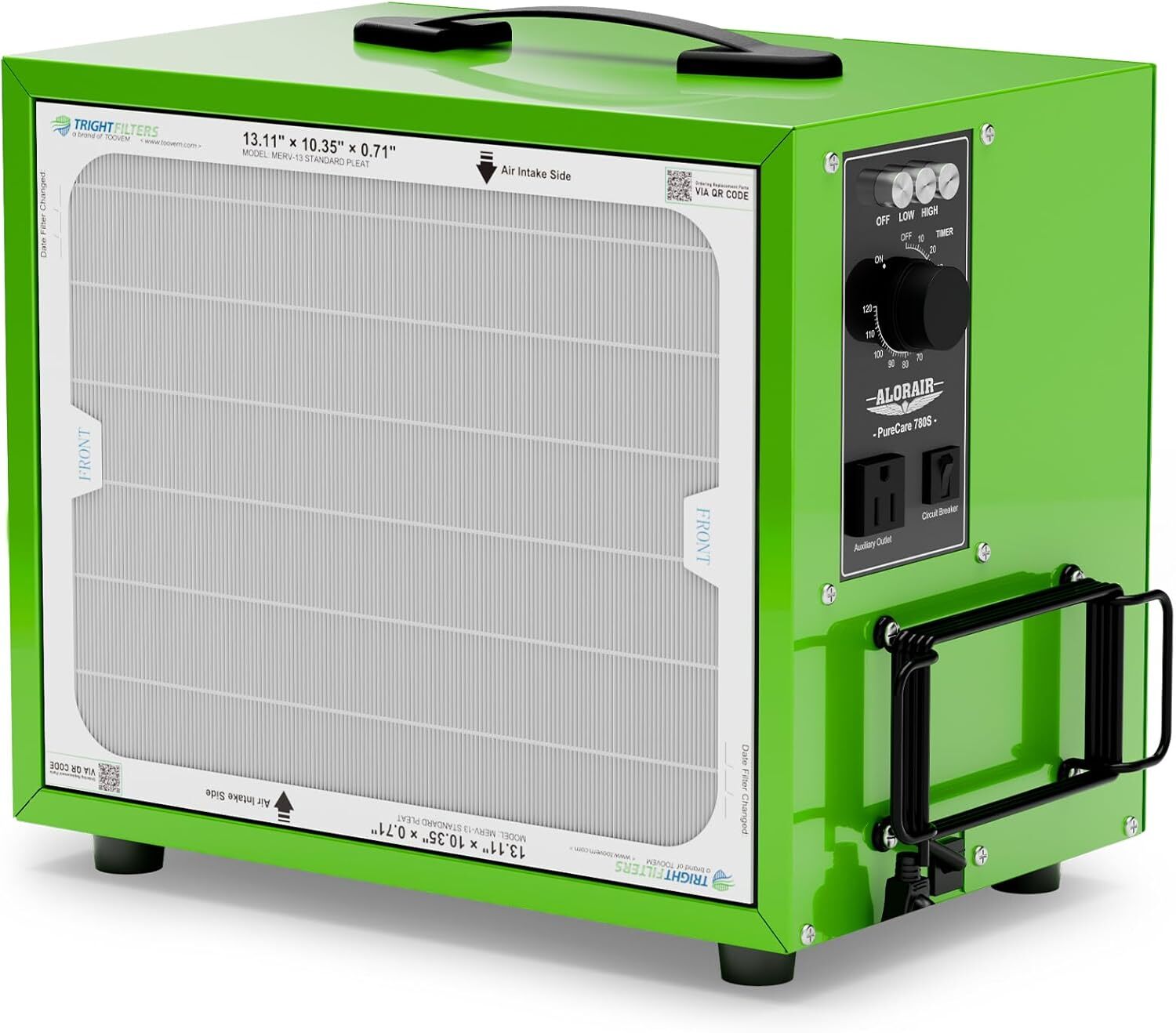 ALORAIR Purecare 780S Air Filtration Systems Dust Collectors Portable Movable