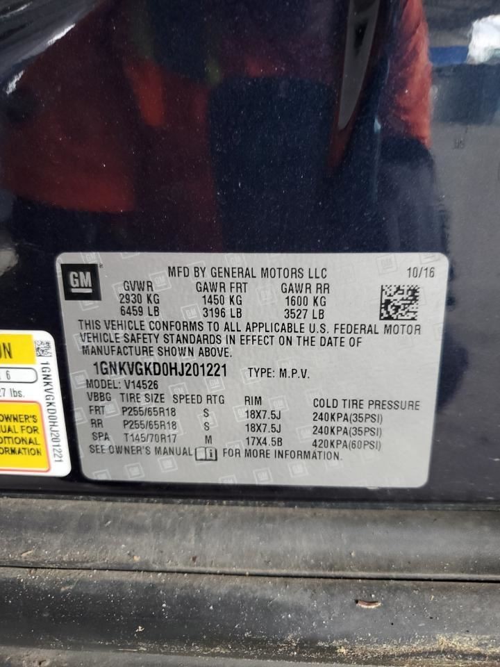 TRAVERSE 2017 Glove Box 4735362