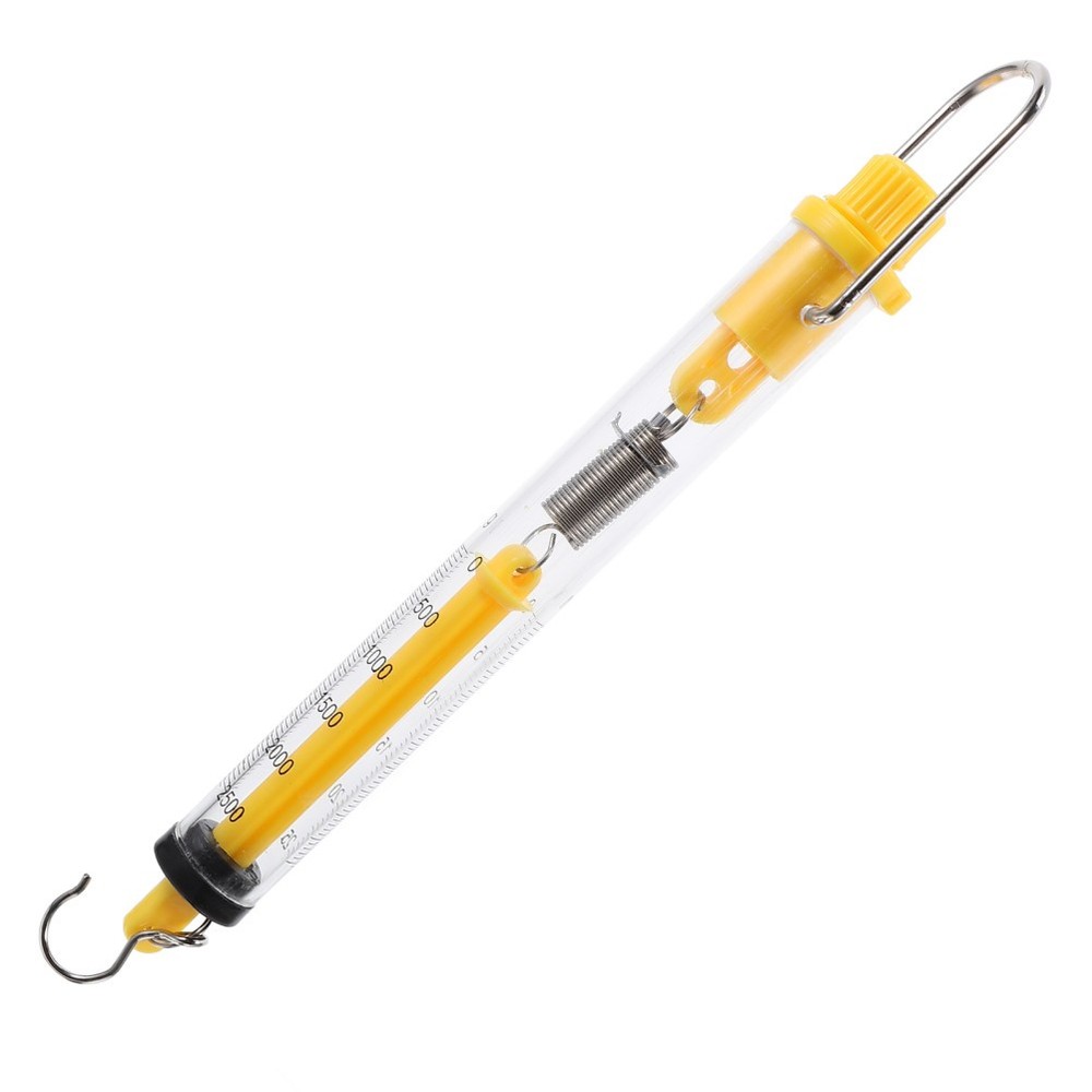 2 Pcs Cylinder Dynamometer Mini Hook Spring Scale Science Instruments