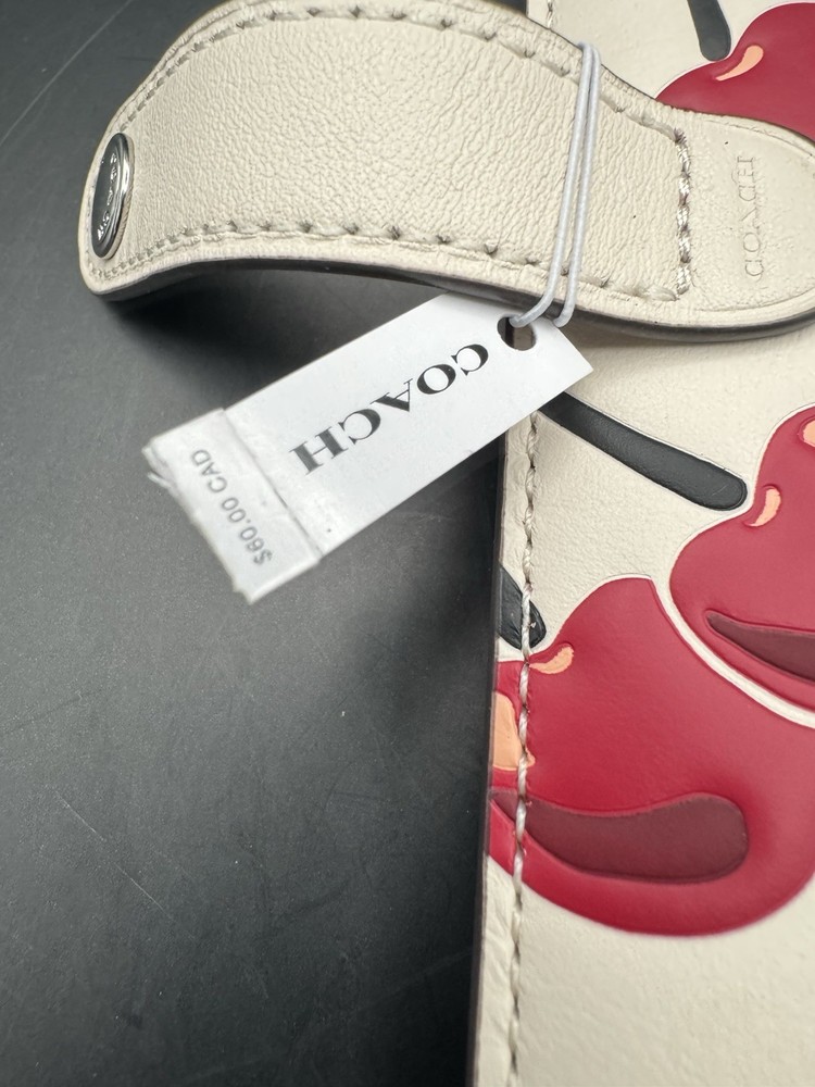 Coach Notebook Cover White Cherry