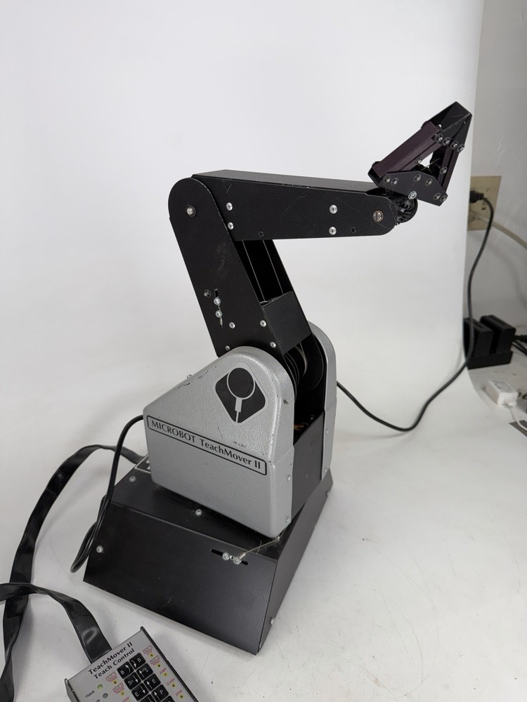 Microbot Teachmover 2 Programmable Robot Arm Toy Teaching Device TESTED/VIDEO