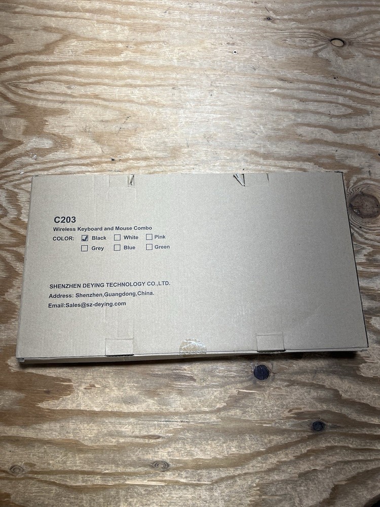 Wireless Keyboard And Mouse Combo C203