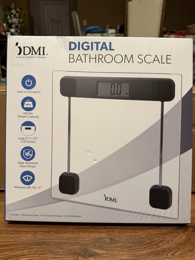 DMI Digital Bathroom Scale LCD Display NEW - OPEN BOX