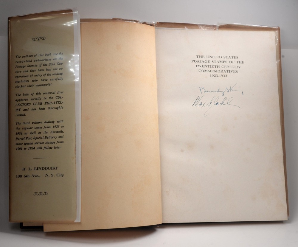 Max Johl Beverly King US Postage Stamps 20th Century 4 Vol Set Signed Philately