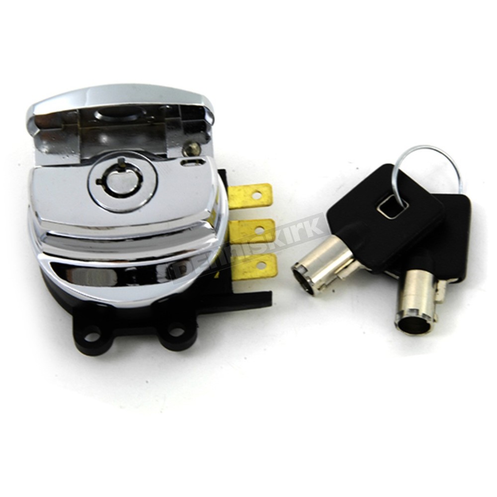 V-Twin Manufacturing Chrome Hinge Ignition Switch - 32-0439