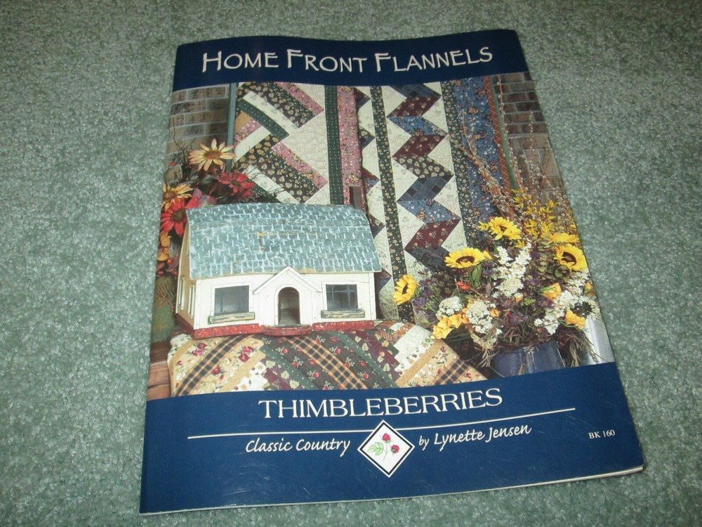 NEW THIMBLEBERRIES HOME FRONT FLANNES BOOK By LYNETTE JENSEN