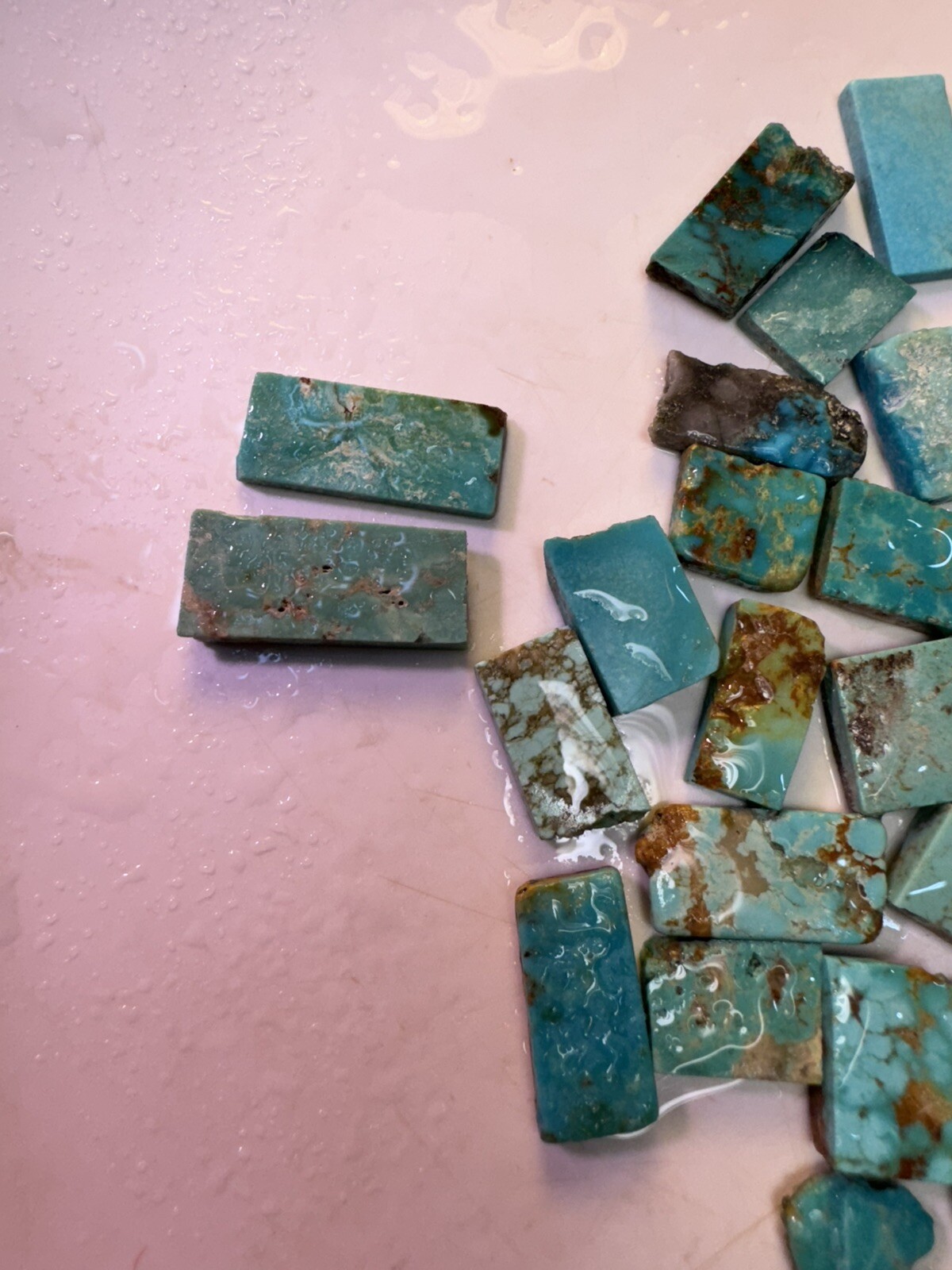 !70 g Bell Trading Post Squared Turquoise! Slabs🔥