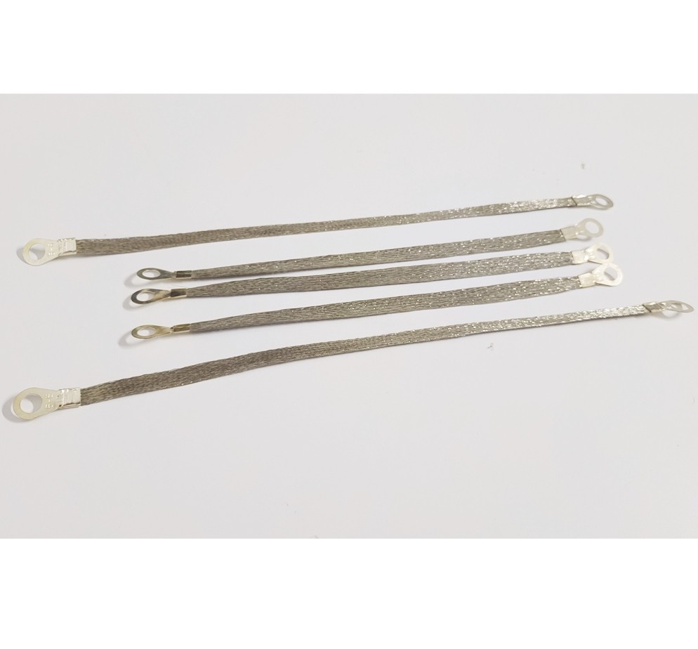 Car Truck Firewall Engine Body Engine Ground Strap Tinned Copper Cable Kit 5 Pcs