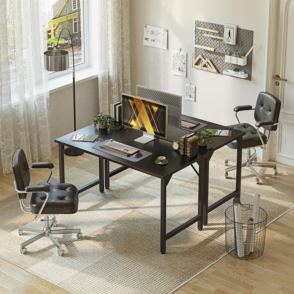 40 inch Computer Desk, Small Home Office Desk Study Writing Kid Table, Simple...