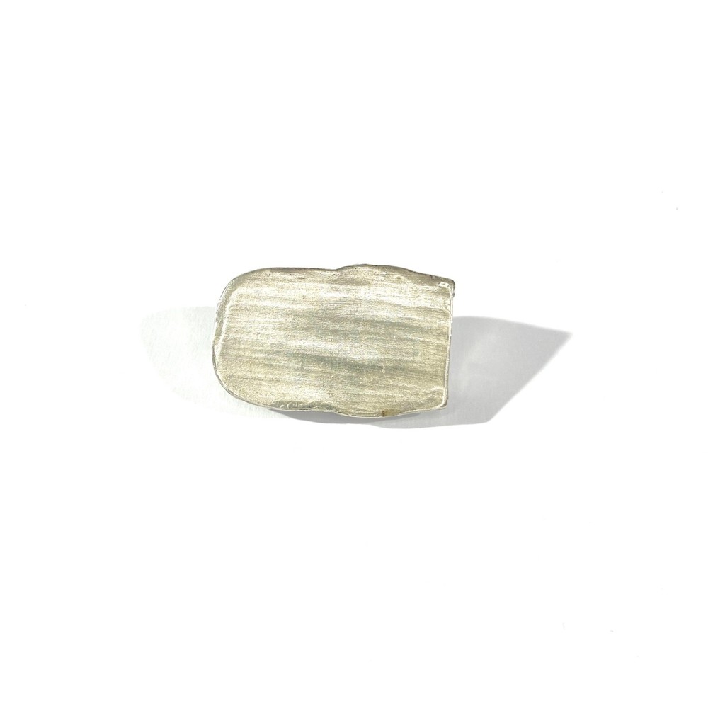 Vintage Heavy Solid Silver Sarcophagus shape Pill Box