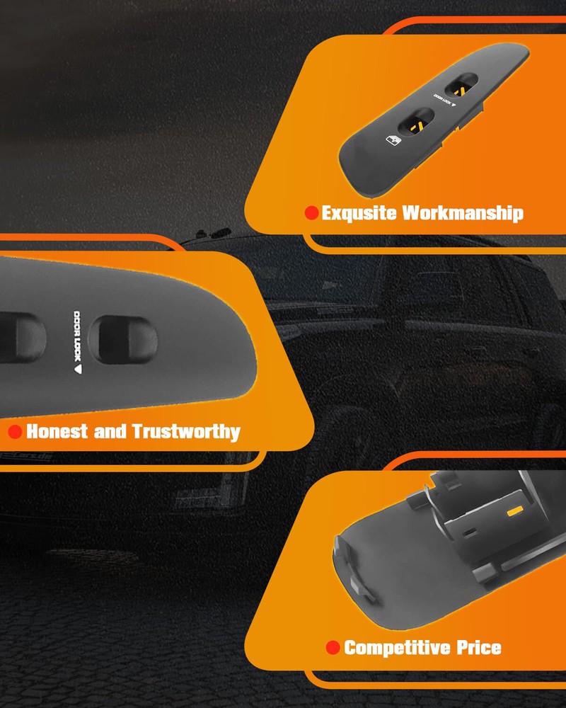 Window Switch Bezel Panel Passenger Gray for 2002-2009 Dodge Ram 1500 2500 3500