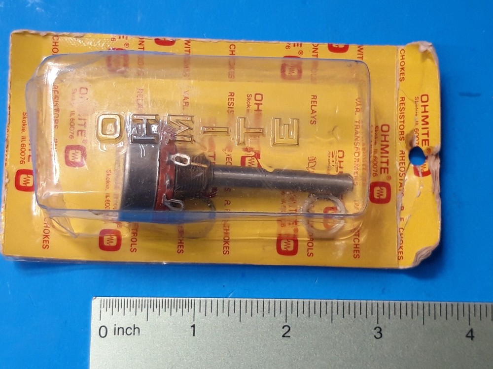 Potentiometer, CA1041 , OHMITE , 100K OHM , 2W , SOLDER LUG , PANEL MOUNT