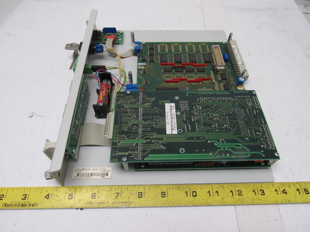 Indramat CPUB03-01-FW MT-CNC Serial Interface Controller Module W/Key