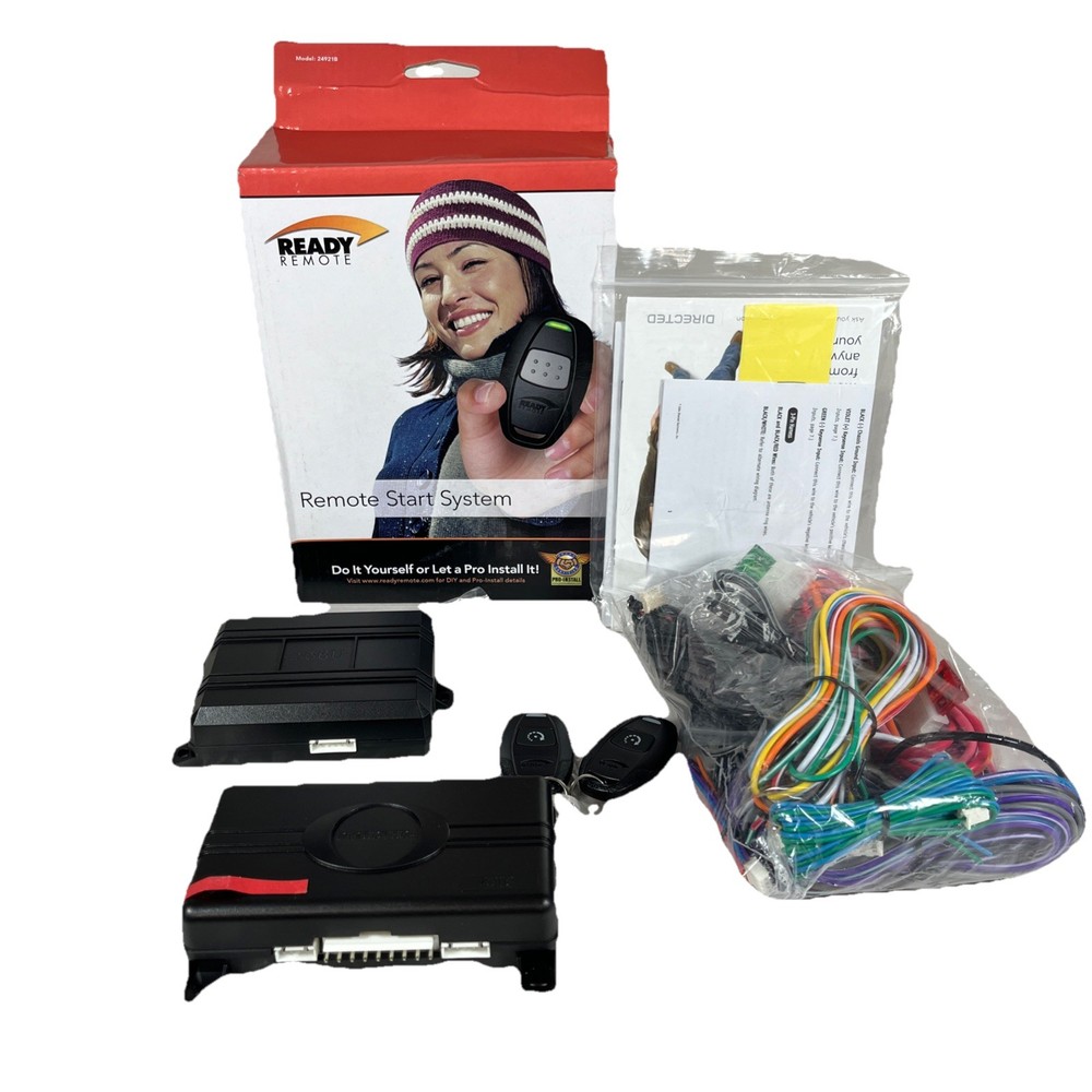 Brand New in Box Ready Remote Part # 24921B Remote Start System - Single Button