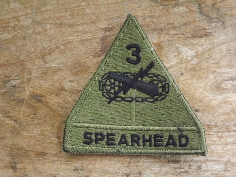 3rd Armored Division Patch, Subdued - INV# C1568