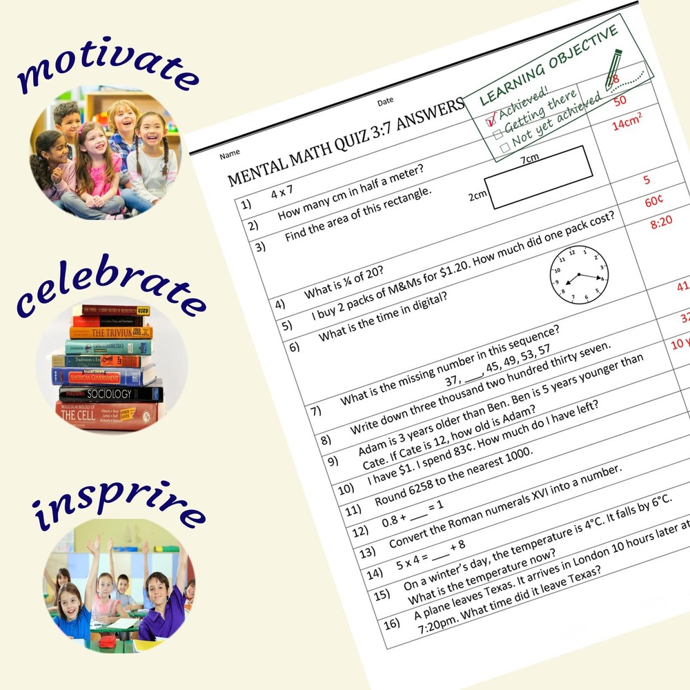 2 Self-Ink Behavior Stamp Set - Checkbox Grading Stamps Teacher Completed Sta...