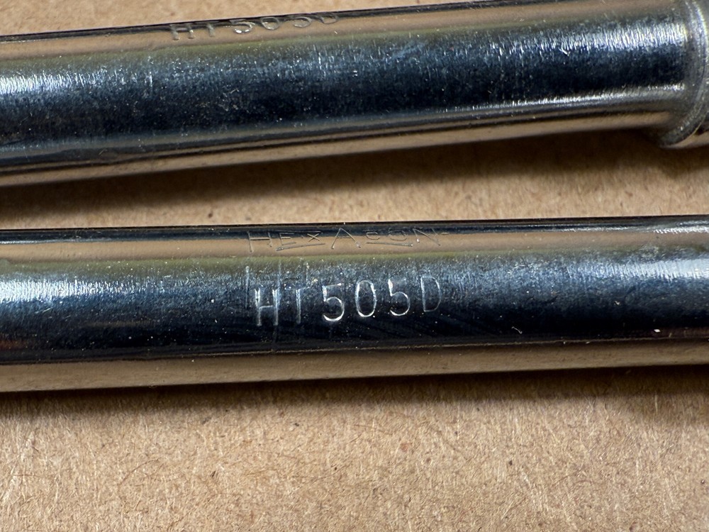 Hexacon HT505D Solder Iron 5/16" X 3-1/8" CHISEL - 7/16" Tip