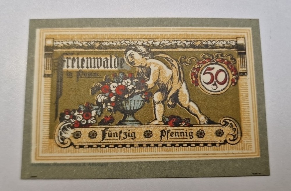 50 Pfennig  Excellent Condition Old BANKNOTE Germany