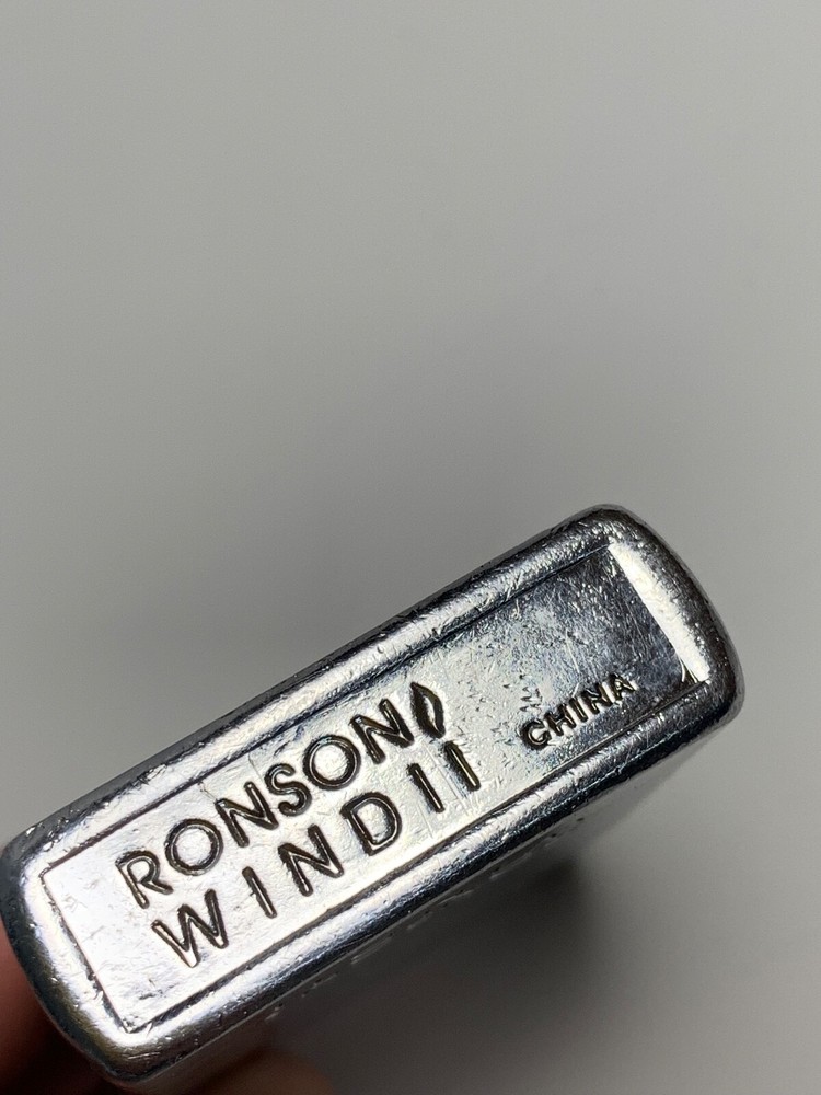 Ronson Wind II Cigarette Lighter Vintage Rare UNTESTED