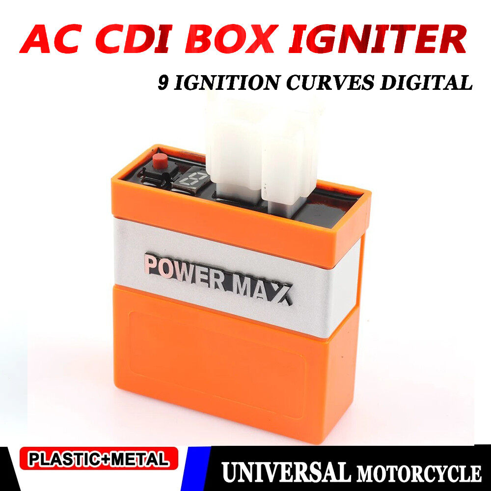 AC 6 Pins Digital Adjustable 9 Ignition Curves Motorcycle 125~150CC CDI Ignition