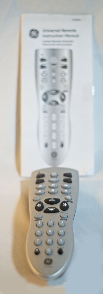 GE Universal Remote Control Model with Manual