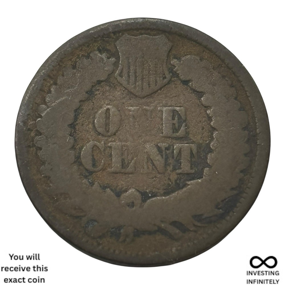 1868 Indian Head Cent X-1009