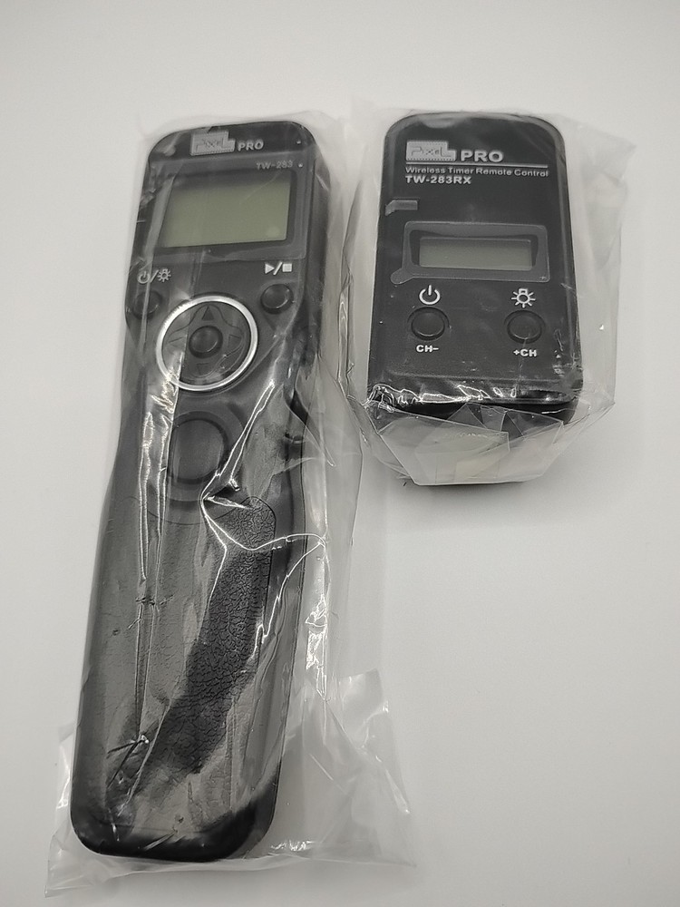 Pixel PRO Wireless Timer Remote Control TW-283TX & TW-283RX For Canon & Nikon.