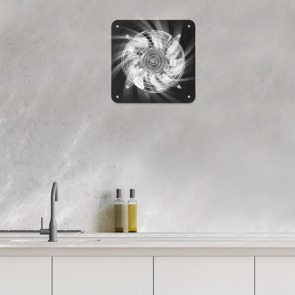 8'' Explosion Proof Exhaust Fan, 80W 500CFM Industrial Axial Flow Fan Utility